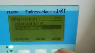 Relay Simulation of FMU 90 Ultrasonic Transmitter