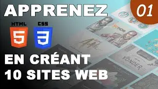 Apprenez HTML&CSS en CREANT des SITES WEB - #01