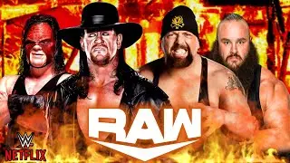 WWE Raw на Netflix: Андертейкер Кейн против Биг Шоу Брауна | Полный матч 05 февраля 2026 г.