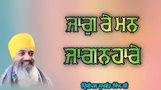 ( Raag Asa ) Jaag Re Mann Jaganhare - Principal Sukhwant Singh Ji