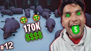 Killing all my PIGS to make MONEY in RANCH SIMULATOR #12