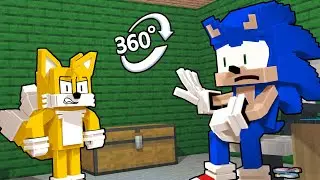 Tails Caught Sonic - FNF 360&deg; POV Minecraft Animation - Friday Night Funkin' - Sonic Vs Tails VR