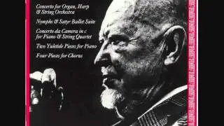 HOWARD HANSON: Concerto da Camera for Piano and String Quartet (1917)