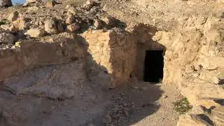 Walking around Machaerus Jewish Fortress, Madaba, Jordan