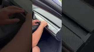 🔥 Instantly give your Tesla a more sportier look 🔥 Carbon Fiber Dashboard and Door Covers