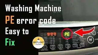 LG washing machine PE error code | LG Washing Machine error code [Solved] 2025