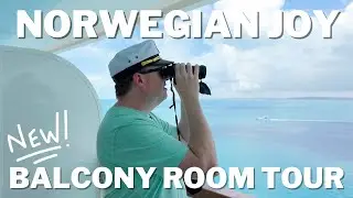2024 NCL Joy **NEW** Balcony Room Tour | Cabin #15078
