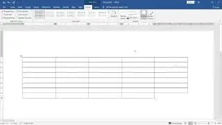 kaise Insert Table in MS Word 2022 New Creating and Formatting Tables in MS Word | Tables in MS Word