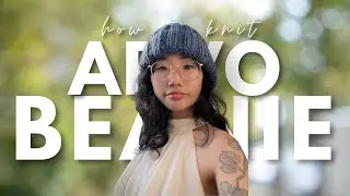 how to knit the arvo beanie // step-by-step tutorial // beginner friendly :)