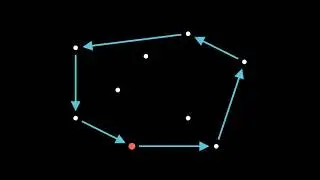 [manim] Convex hull (Graham scan)