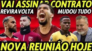 NOVA REUNIÃO HOJE POR PAQUETÁ! JOGADOR VAI ASSINAR O CONTRATO! REVIRAVOLTA! MUDOU TUDO COM ARIAS! E+