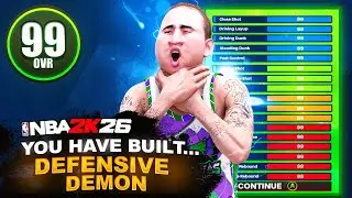 Сборка 6'9 DEFENSIVE DEMON — блокирует счёт 1-5! NBA 2K26 Ultimate Switchable Lockdown Build!