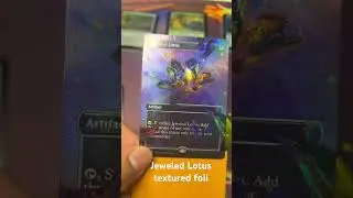 Jeweled Lotus textured foil 🤑 follow me for more on Instagram cohetito_singles0622 🚀 #mtg
