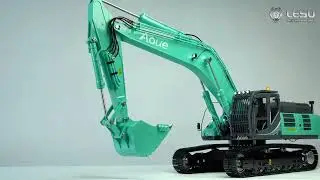 LESU SK500LC 1/14 Remote Control Hydraulic Excavator RC Digger Painted Assembled