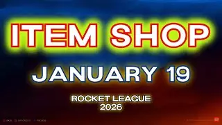 Rocket League item shop 19/01/2026 - BURNT SIENNA DIMENSIONATOR & INTERSTELLAR & LIME FIRE BALLER