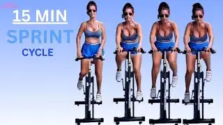 15 Min Sprint Cycle - Burn Lots of Calories + Build Muscle - Get Fit With Sher