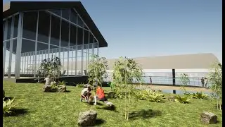 Skiing Lodge Model in Revit 3