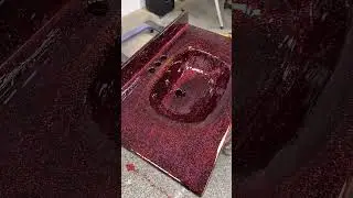 Valentine's Day Sink & Purple Wood Design (TikTok Live 2-12-24)