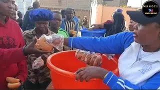 FOTAM: See how thousands flock MP Arama's home before Christmas and took heavy breakfast || Nakuru