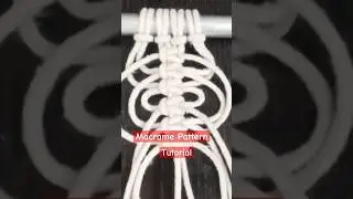 Macrame Pattern Tutorial #shortsfeed #macrametutorial #macrameknots #macramepattern #macramecreation