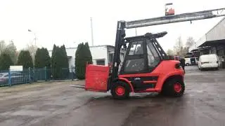 Linde forklifts w&oacute;zek widłowy Linde H80- jazda pod UDT, Resurs. TECHTRANS