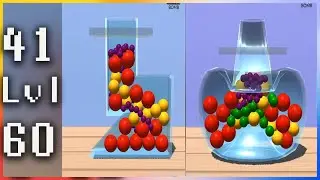 Jar Fit - Ball Fit Puzzle - Fit and Squeeze - Gameplay Walkthrough - Levels 41-60