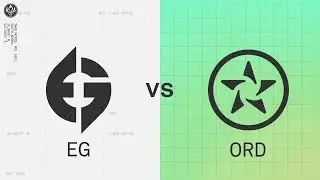EG vs ORD | 2022 MSI Groups Day 5 | Evil Geniuses vs. ORDER