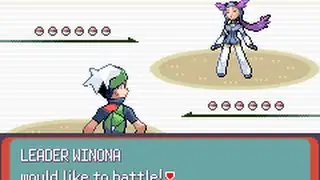Pok&eacute;mon Emerald - Leader Winona rematch #4