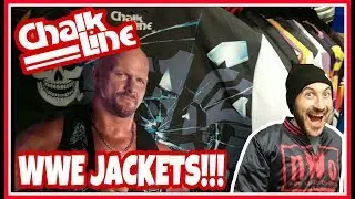 WWE Chalkline Jackets!!! Checking Out The Wrestling Shop Range