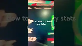 How to view city stats nba 2k26