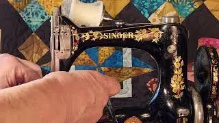 1918 Singer 24-61 Hand-Crank Chainstitch Sewing Machine
