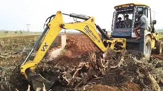 JCB WORKING VIDEO |JCB MAHINDRA EARTHMASTER BACKHOE LOADER | ALTERNATIVE TO ELECTRICITY CONSTRUCTION