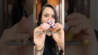 Bindi Hack For Navratri 😜😍😱 #bindi #navratri #shortsoftheday #viralit #yts #indianinfluencer