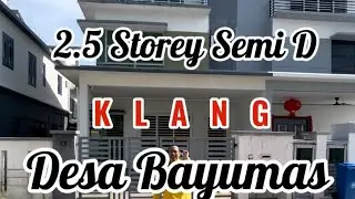 Rumah Semi D 2.5 Tingkat PALING MURAH DI KLANG ‼️