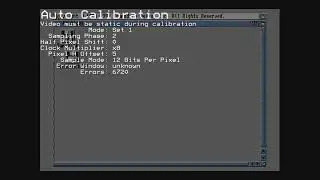 Amiga - RGB2HDMI - Auto Calibrate
