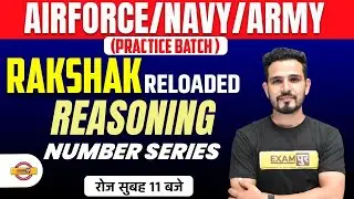 Airforce/Navy/Army Reasoning Classes | Number series | Reasoning By Brijendra Sir | Defence Warriors