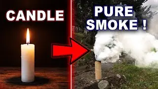 How I Turned a CANDLE into Pure SMOKE!  - DIY Smoke
