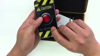 How to replace the original iPhone 4 Glass Back Panel with unYOUsual GlassPic Panel (English)