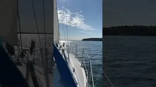 Sailing in Stockholm archipelago (Sk&auml;rg&aring;rd) - September 23 #stockholm