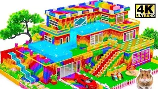I Spend 100 Days Building Survival Underground Secret King Room Have Double Staircase & Fountain