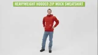 Carhartt Men's Heavyweight Hooded Zip Mock Sweatshirt