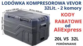 Lodówka kompresorowa 32L- 2 komory Nowy model