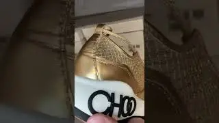 Luxury Gold Sneakers 😱 #dropship