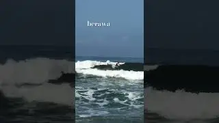 was good wave at berawa beach #surfing #beach #surflessons