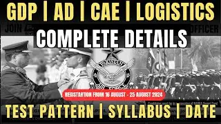 Pak Air Force Latest Jobs 2024 | GDP, CAE, AD, A&SD, Logistics | Test Pattern & Syllabus |