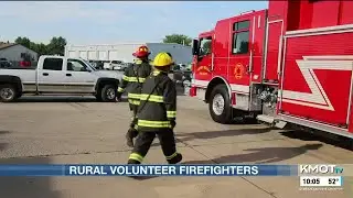 Rural fire departments rely on volunteers