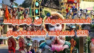 வாறுதட்டு ஸ்ரீ கிருஷ்ணசுவாமி திருக்கோயில் ஊர்வலம் 2025 Varuthattu Sree Krishna Swamy Temple Orvalam