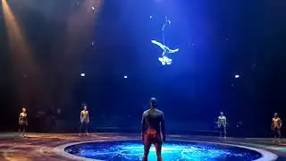La Perle Dubai | Amazing Live Acrobatic  show! | Raining Stage