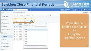 Acumatica Cloud ERP Tip 124: Banking Close Financial Documents