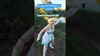 Genshin players NEVER touch grass #genshinimpact #cosplay #genshinimpact #shorts #shortsfeed